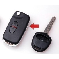 Kit de conversión de llave plegable para Mitsubishi L200, Shogun, Lancer, Outlander, Warrior, Pajero