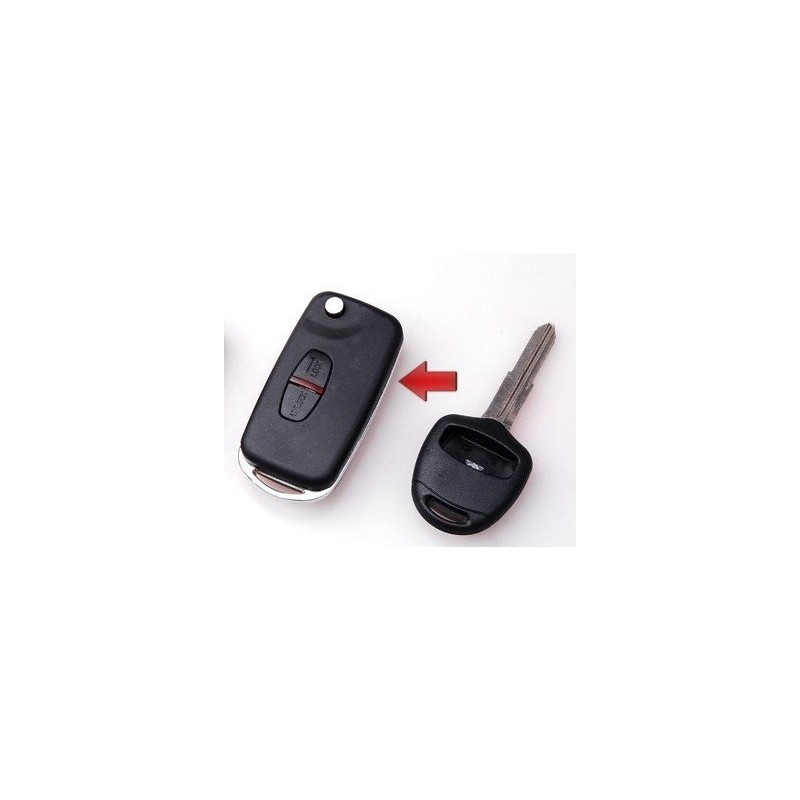 Folding Key Conversion Kit for Mitsubishi L200, Shogun, Lancer, Outlander, Warrior, Pajero