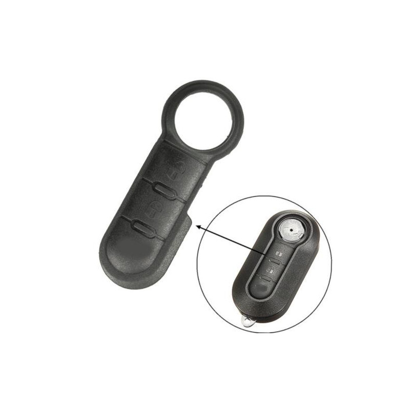 2-button black for Fiat Peugeot Citroen remote control