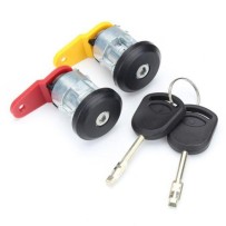 Cilindro de cerradura de puerta + 2 llaves para Ford Fiesta, Escort, KA, Courier