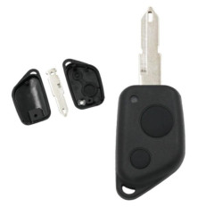 boitier de télécommande coque de clé Peugeot 306 2 boutons HF