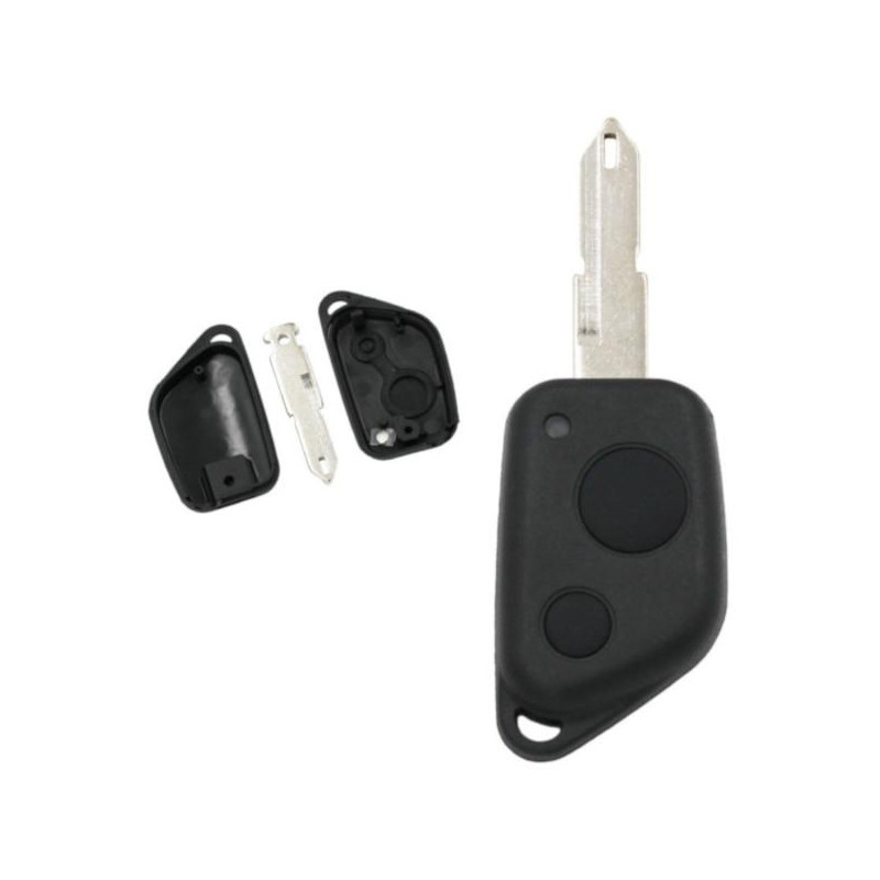 boitier de télécommande coque de clé Peugeot 306 2 boutons HF