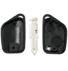 boitier de télécommande coque de clé Peugeot 306 2 boutons HF