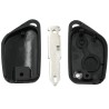 Estuche para mando a distancia de 2 botones HF para Peugeot 306