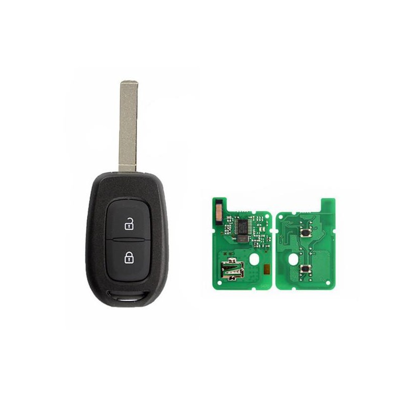 Transmissor de controle remoto Renault Dacia 2 botões sandero logan