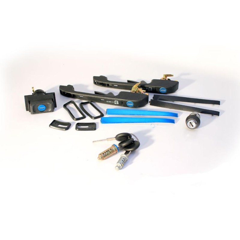 Kit neiman barillet serrure poignée de porte compatible VW Golf 2 II GTI Jetta 191898081