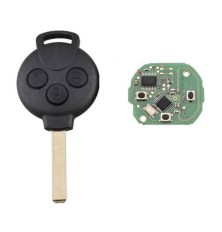 3 botões Smart Fortwo controle remoto A4518203797