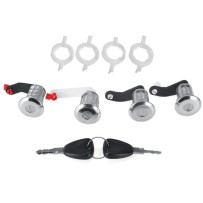 4 cilindros de cerradura de puerta Renault Master 2 Mascott Opel Movano 2