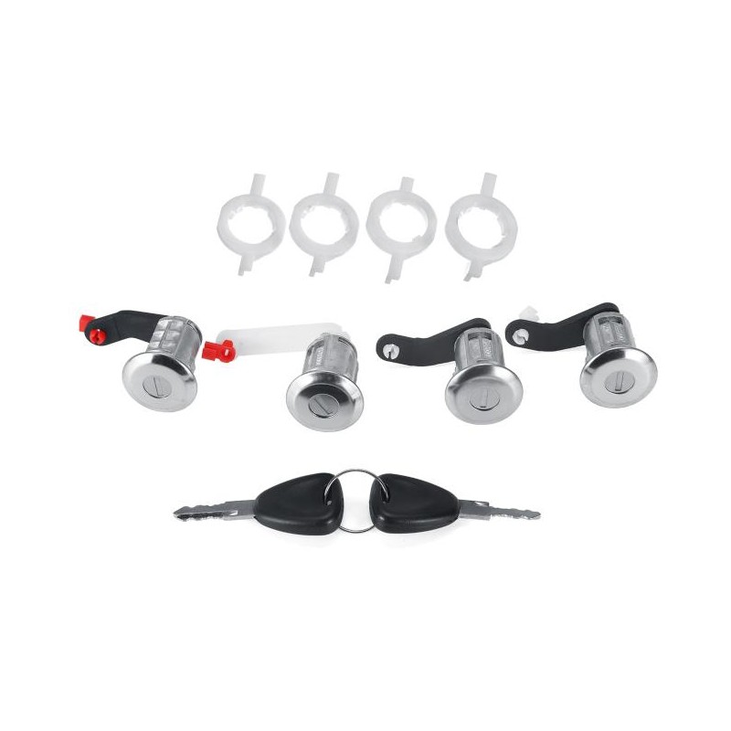 4 fechaduras de barril de porta Renault Mestre 2 Mascott Opel Movano 2