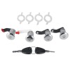 4 serrures barillets de porte Renault Master 2 Mascott Opel Movano 2
