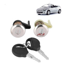 Kit 2 barillets serrure de porte Peugeot 206 9170N8