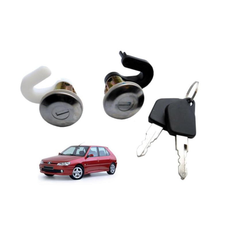 Kit 2 barillets serrure de porte Peugeot 306 9170E7