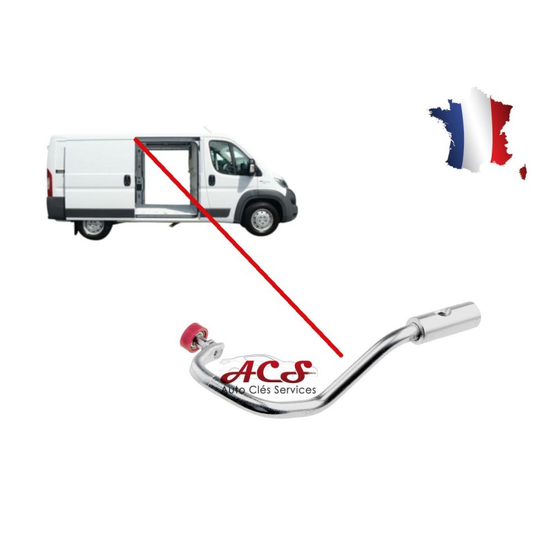 Galet guide de porte coulissante latérale supérieur compatible Boxer Jumper Ducato 1336735080