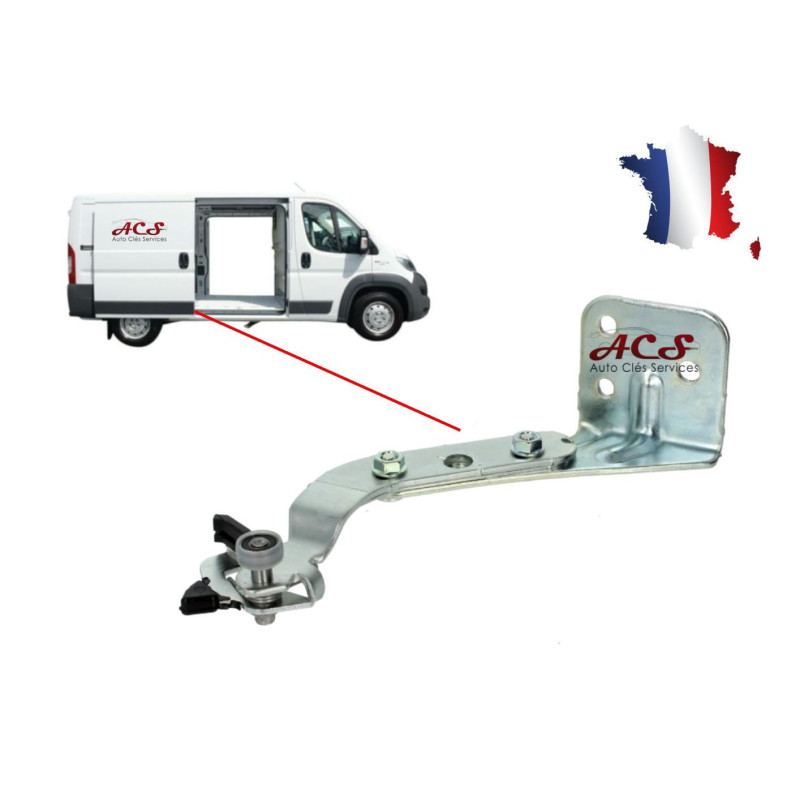 Galet guide de porte coulissante latérale Boxer Jumper Ducato 1344239080