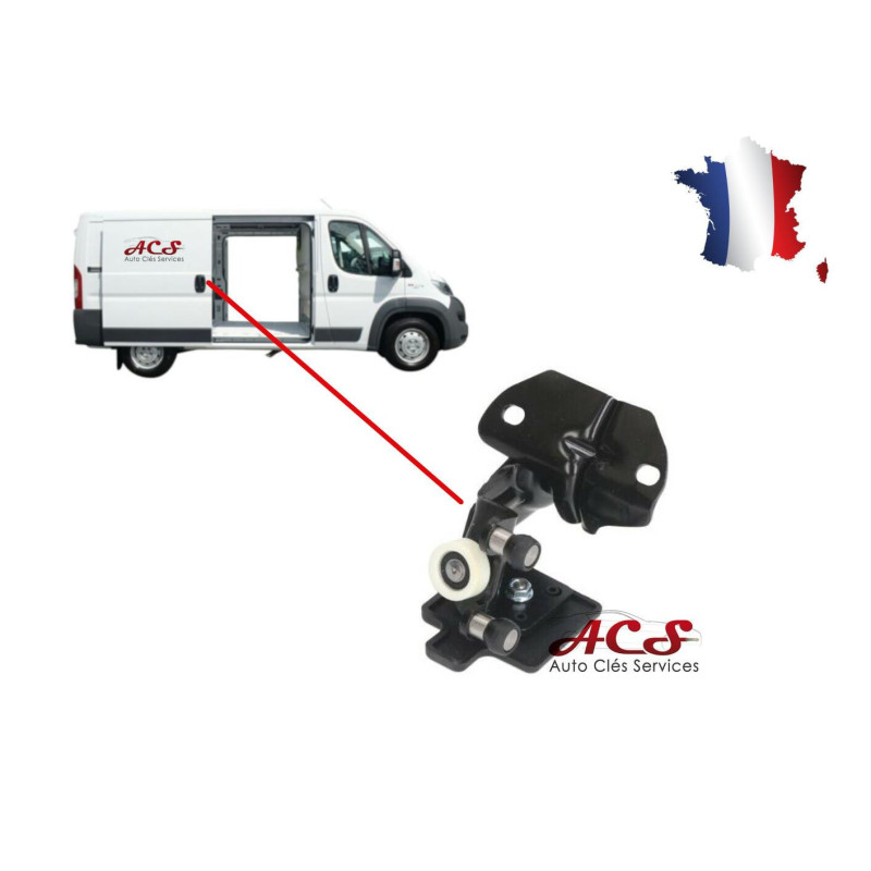 Galet guide de porte coulissante latérale Boxer Jumper Ducato 1376704080