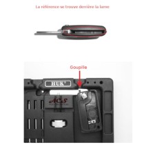 Case plip key case 3 buttons Citroen C4, Picasso, C5 CE0523