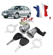 2 deurslotcilinders Renault MEGANE 1 SCENIC 1 7701468981 - 7701468982
