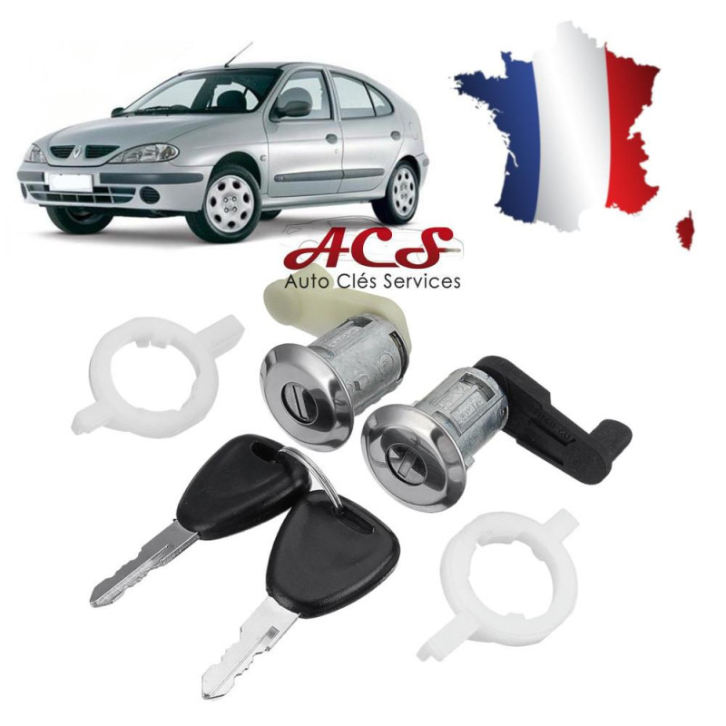 2 barillets de porte Renault MEGANE 1 SCENIC 1 7701468981 - 7701468982