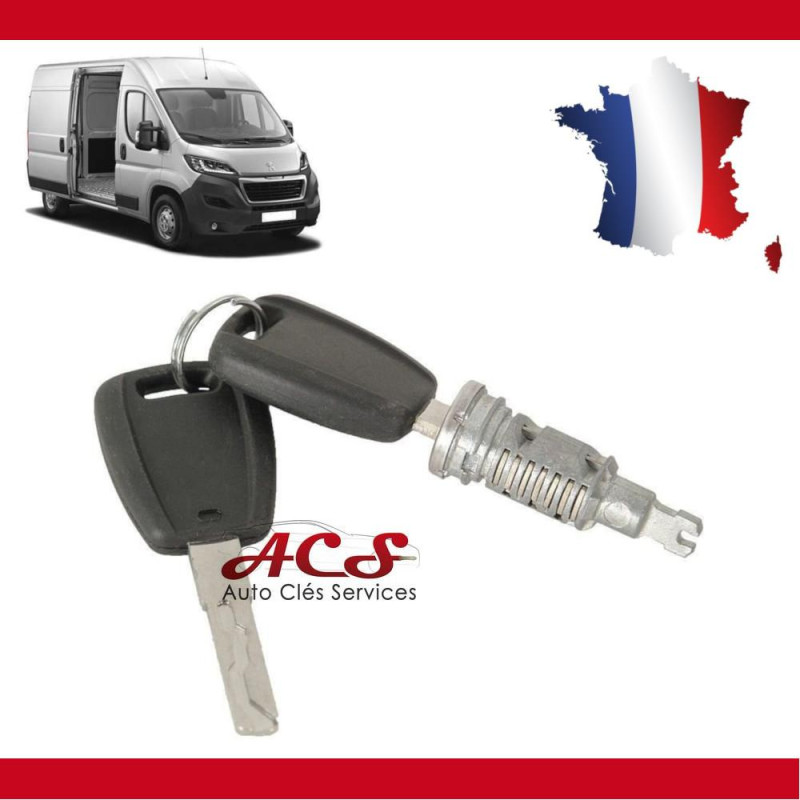 Barillet serrure de porte cylindre BOXER DUCATO JUMPER 2006+