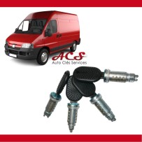 Cilindro de cerradura de 4 puertas para BOXER DUCATO JUMPER 02-06