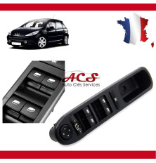 Interrupteur bouton commande lève vitre Peugeot 307 & CC SW 6554KT