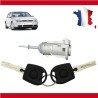 Cilindro de cerradura de puerta delantera derecha compatible con VW Golf IV 4 Bora 604837167