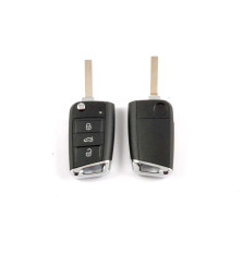 Boitier coque de clé plip 3 boutons VW Volkswagen Golf VII 7, polo, Tiguan MK7 HU162