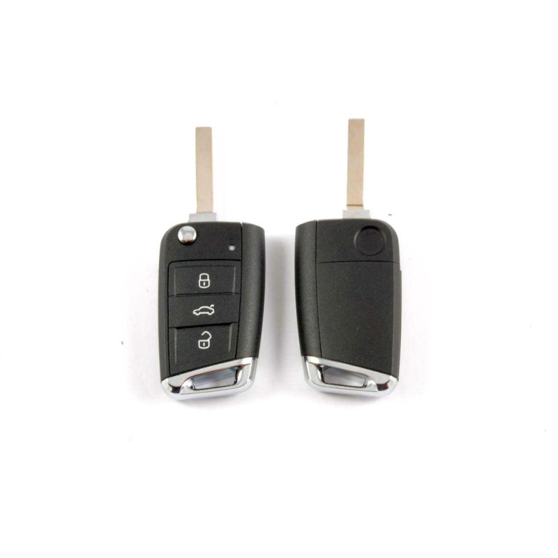 Plip key case 3 buttons VW Volkswagen Golf VII 7, polo, Tiguan MK7 HU162