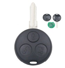 3 controle remoto do transmissor de botão Smart Fortwo Forfour Roadster A4508200297