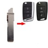 blanco sleutelblad VW Volkswagen Seat Skoda MK7