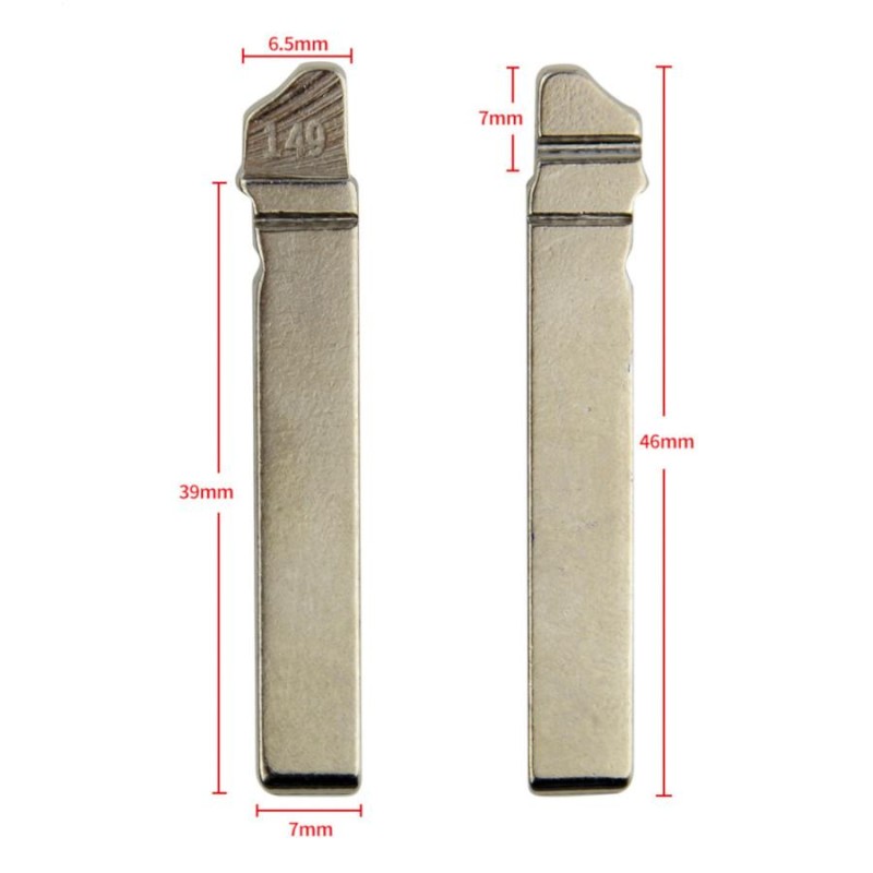 ébauche lame de clé HU162T compatible VW Volkswagen Seat Skoda