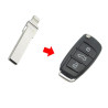 ébauche lame de clé pour télécommande clé Audi HU56C