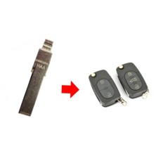 blank key blade for Audi HU56C remote key