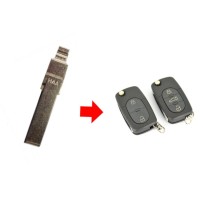 blank key blade for Audi HU56C remote key