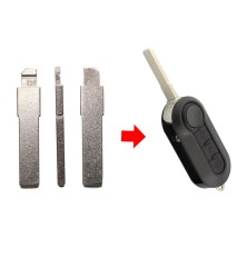 lâmina de chave de rascunho FT22 inserir CITROEN FIAT PEUGEOT