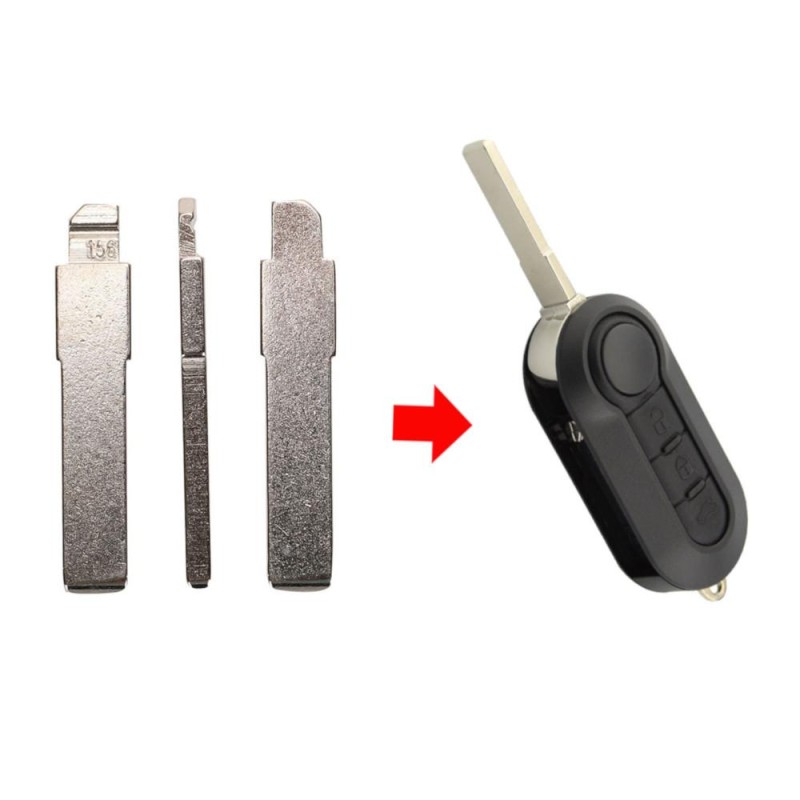 lâmina de chave de rascunho FT22 inserir CITROEN FIAT PEUGEOT