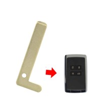 Key blade blank for Renault 4-button card