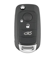 3 button flip key shell case Fiat TIPO EGEA 500X