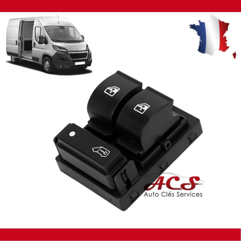 Interrupteur bouton commande lève vitre Peugeot Boxer Citroen Jumper Ducato 6490X9