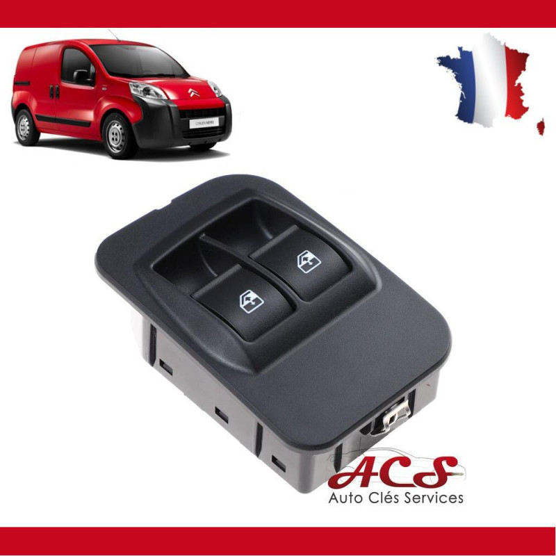 Interrupteur bouton commande lève vitre Peugeot Bipper Citroen Nemo Fiorino 6490G8