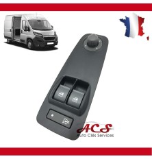 Interruptor de botão de controle de elevação de janela Peugeot Boxer Citroen Jumper Ducato 6490X9