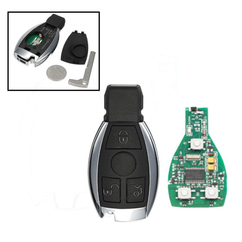 Transmisor de control remoto Mercedes IR BGA NEC de 3 botones