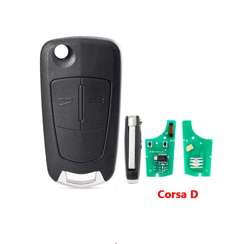 Controle remoto transmissor Opel CORSA D 2 botões 93189840