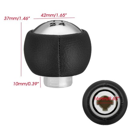 Versnellingspook Knop Voor CITROEN Voor C1 Voor C3 Voor C4 Auto Pookknop Hendel Auto Accessicess Auto-onderdelen Schakelpook Knoppen (Color : D
