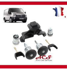 Kit neiman barillet serrure de porte + 2 clés Ford Transit MK7 4874508