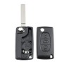 3-button key fob case for Citroen Berlingo Peugeot Partner CE0536