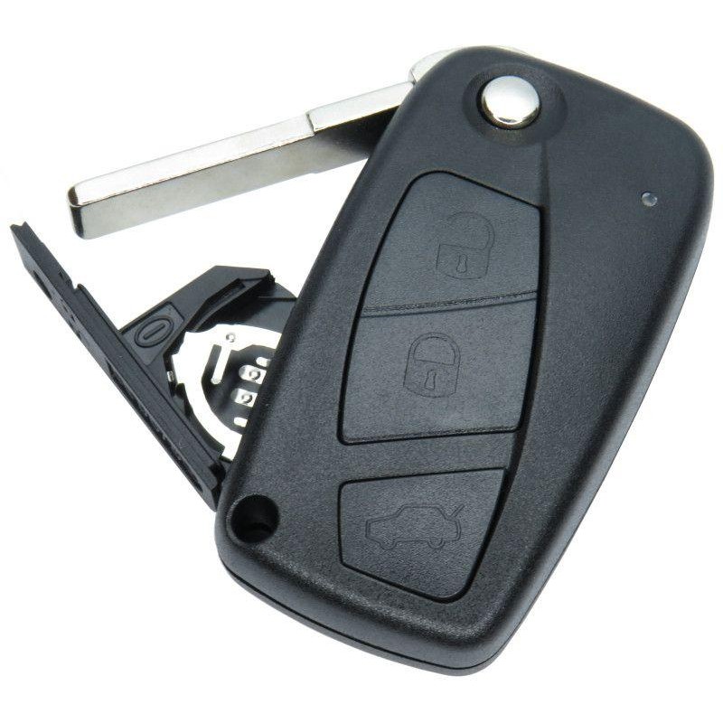Funda para mando a distancia para Fiat Punto, Bravo, Doblo, Panda, Stilo