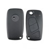 Controle remoto preto flip key shell 3 botões Fiat Punto Bravo Doblo Panda Stilo Ducato