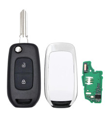 AES Dacia Duster Logan Sandero transmitter remote control 2 foldable buttons