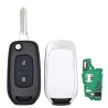 AES remote control transmitter for Dacia Duster Logan Sandero, 2 buttons, foldable